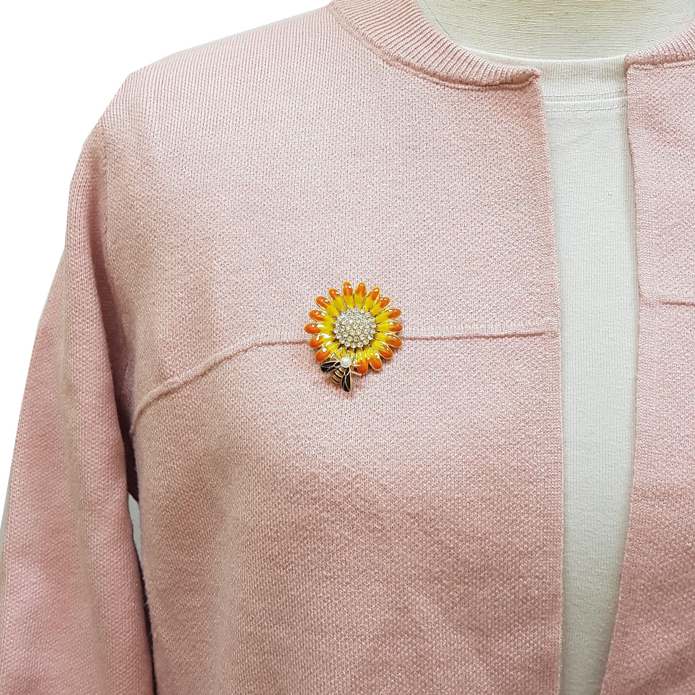 Broche Prendedor Para Mujer Roseta-2