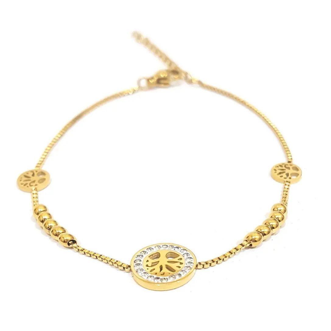 Brazalete / Pulsera De Acero Mujer In Design-0