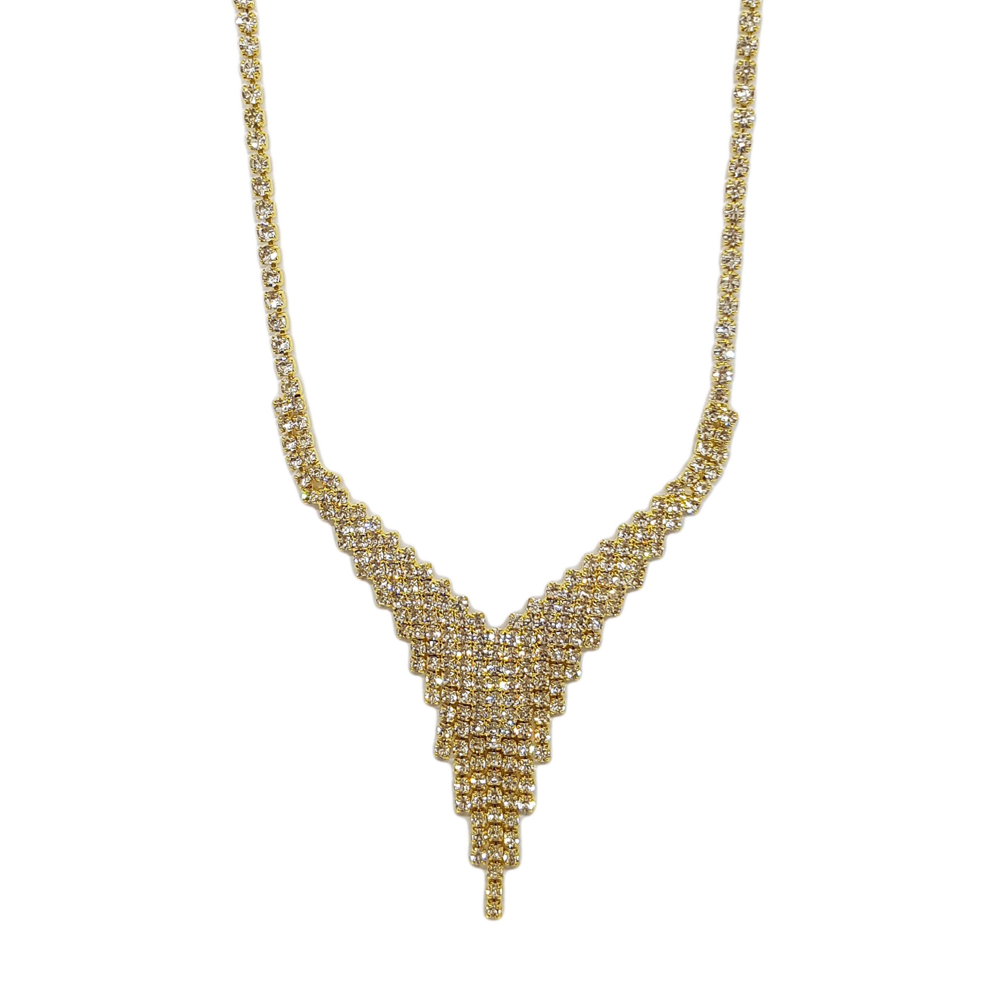Set De Collar Y Aros Para Fiesta Mandi-2