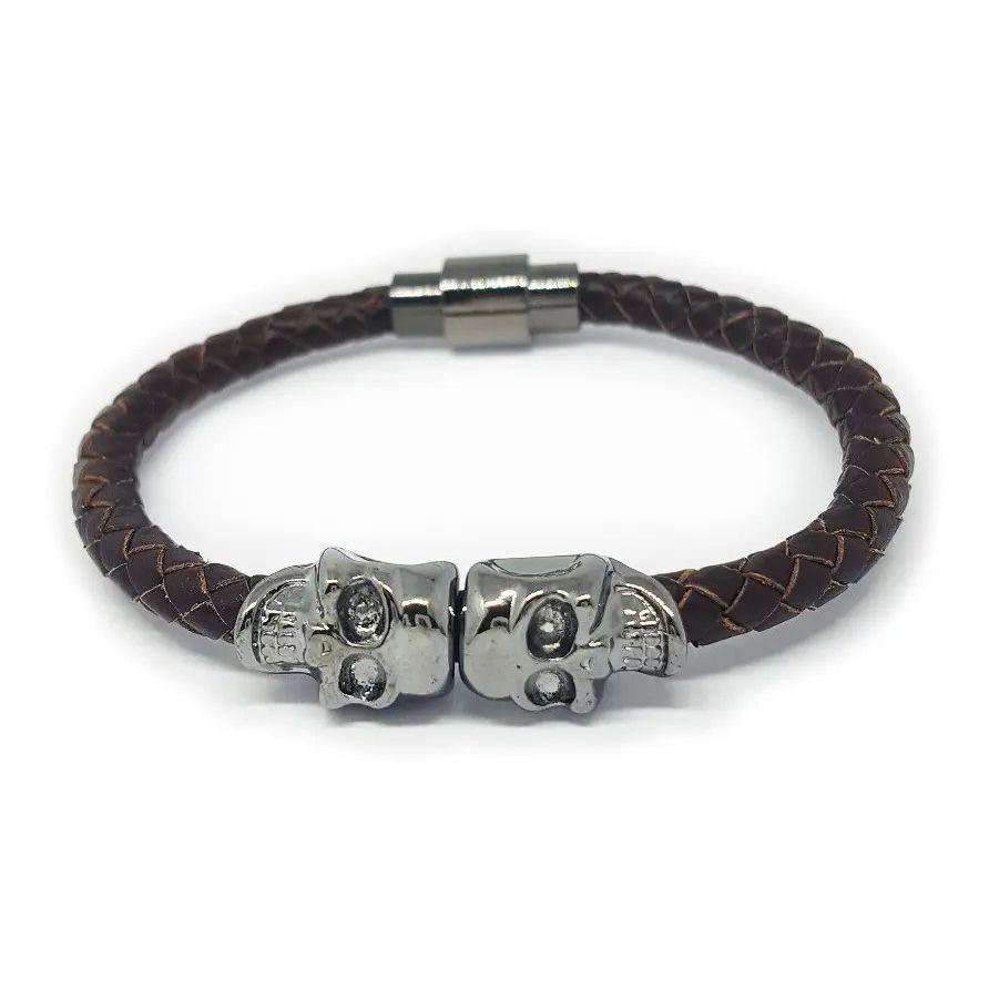 Pulsera De Ecocuero Y Fantasia Para Hombre Cap-0