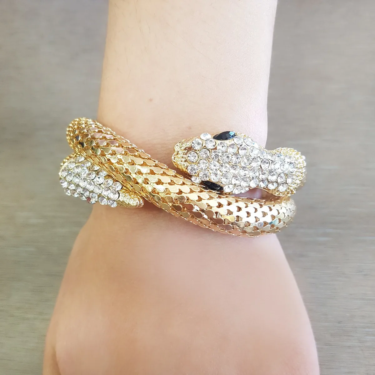 Brazalete / Pulsera De Fantasia Serpiente Ique-3