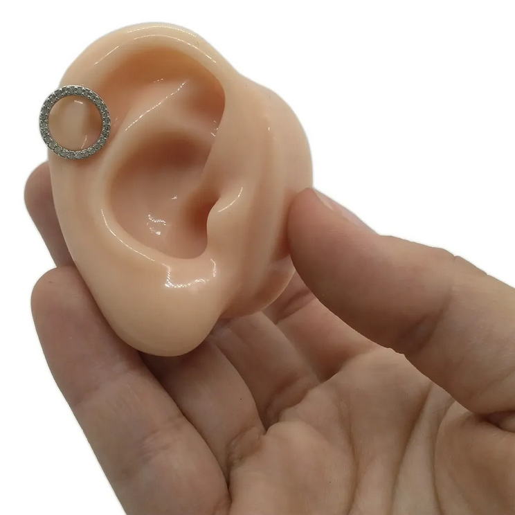 Piercing A Presión Earcuff Sin Perforación Para Mujer-2