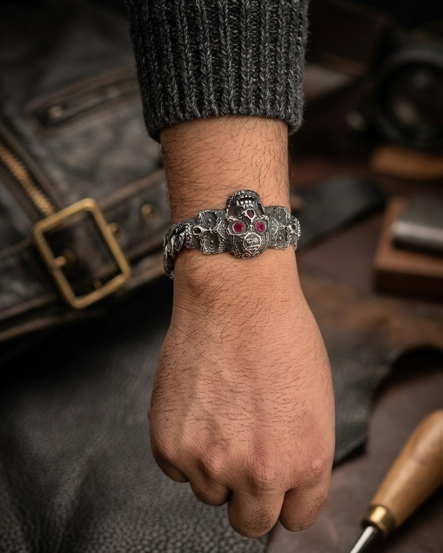 Pulsera De Acero Para Hombre Zeus -5