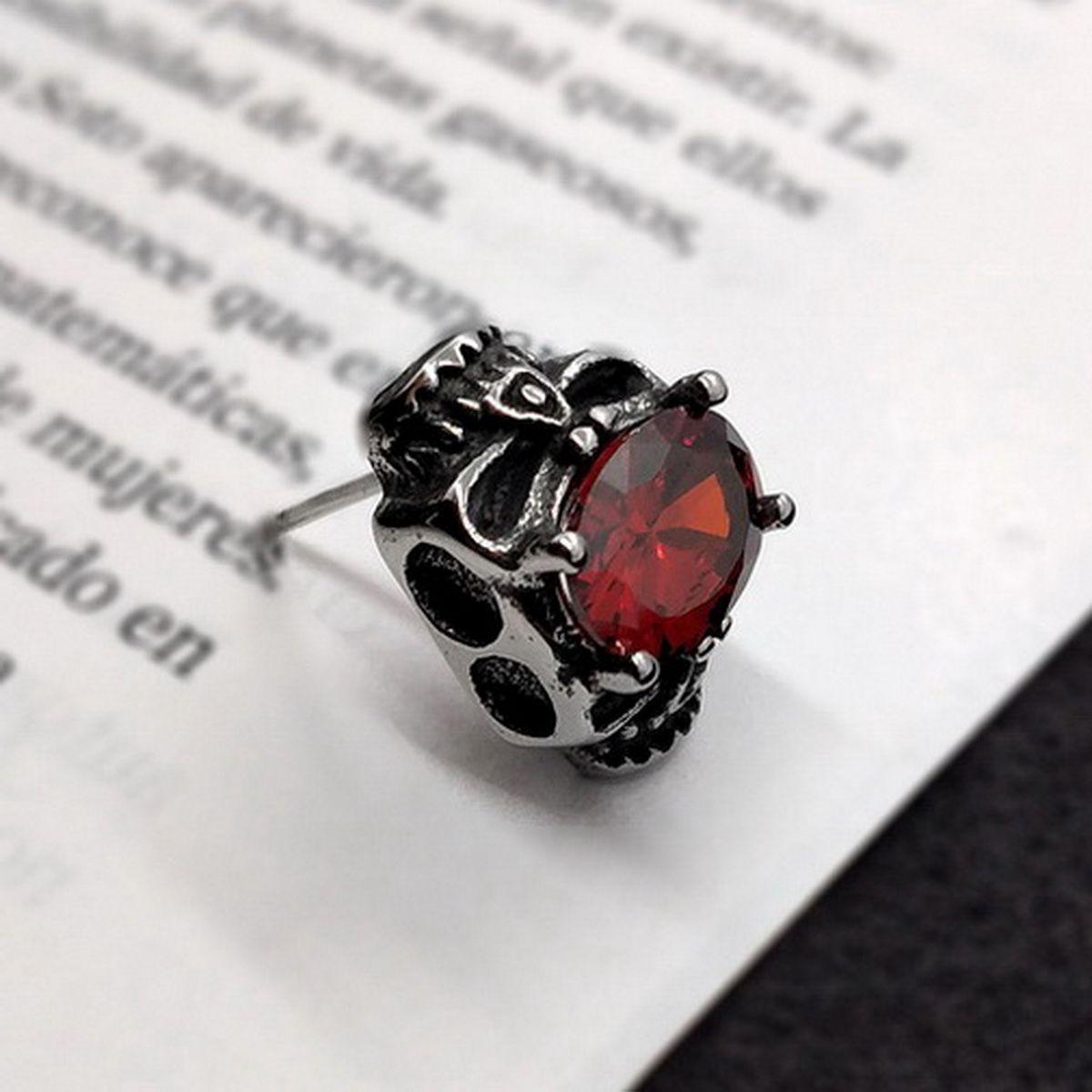 Aro Moderno Para Hombres Calavera-4
