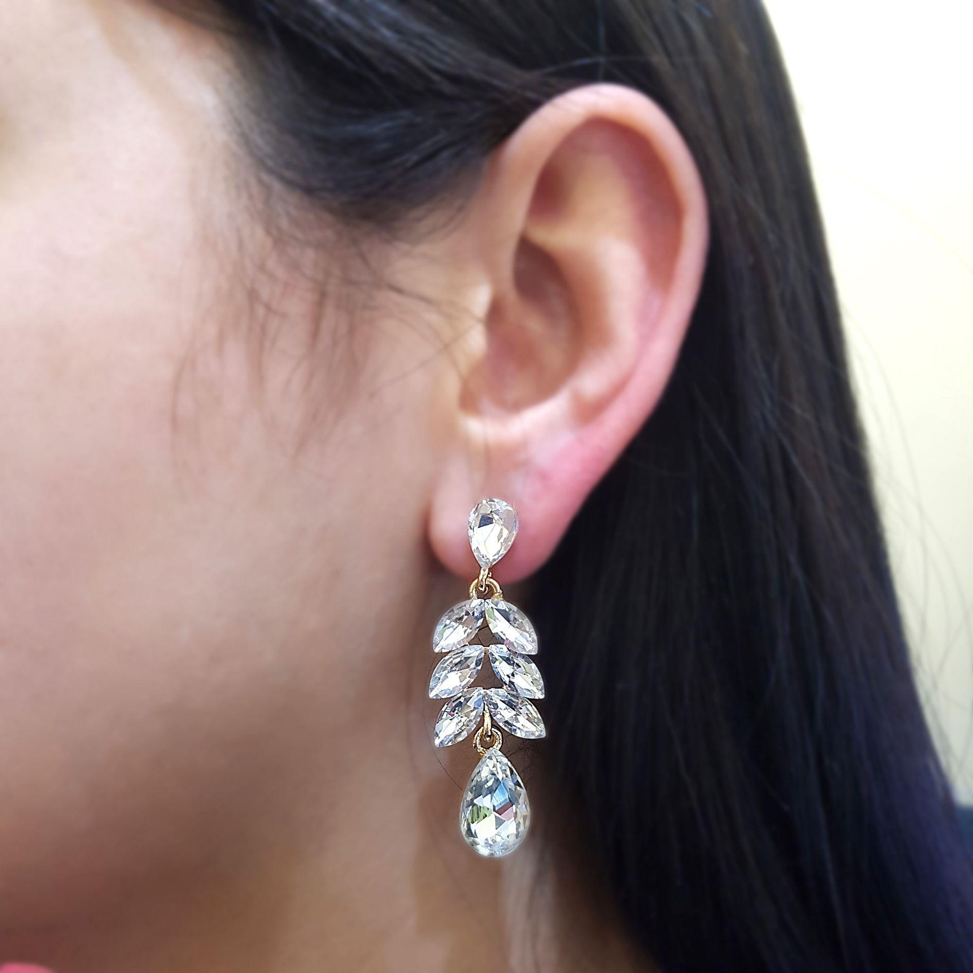 Aros De Fantasía Para Fiesta De Cristales Lucid-1