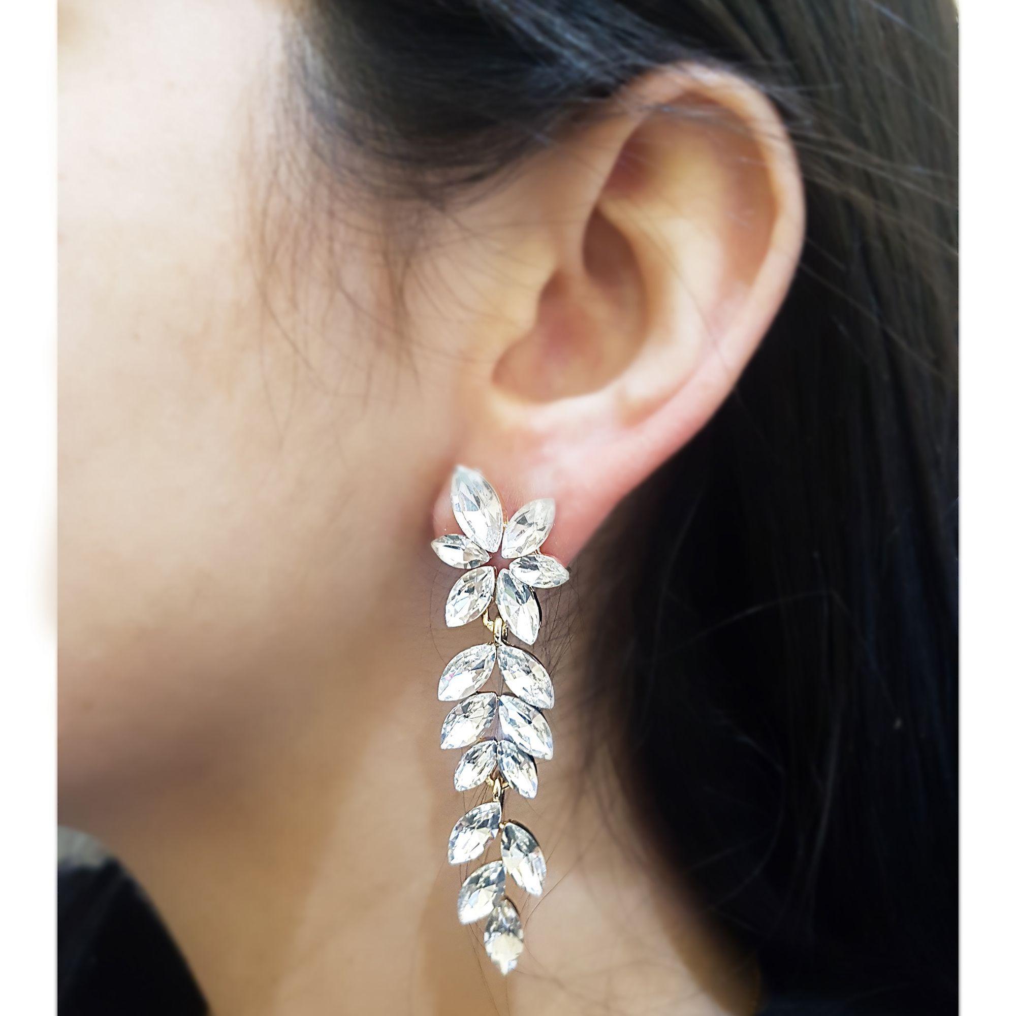 Aros De Fantasía Para Fiesta De Cristales Destellos-2