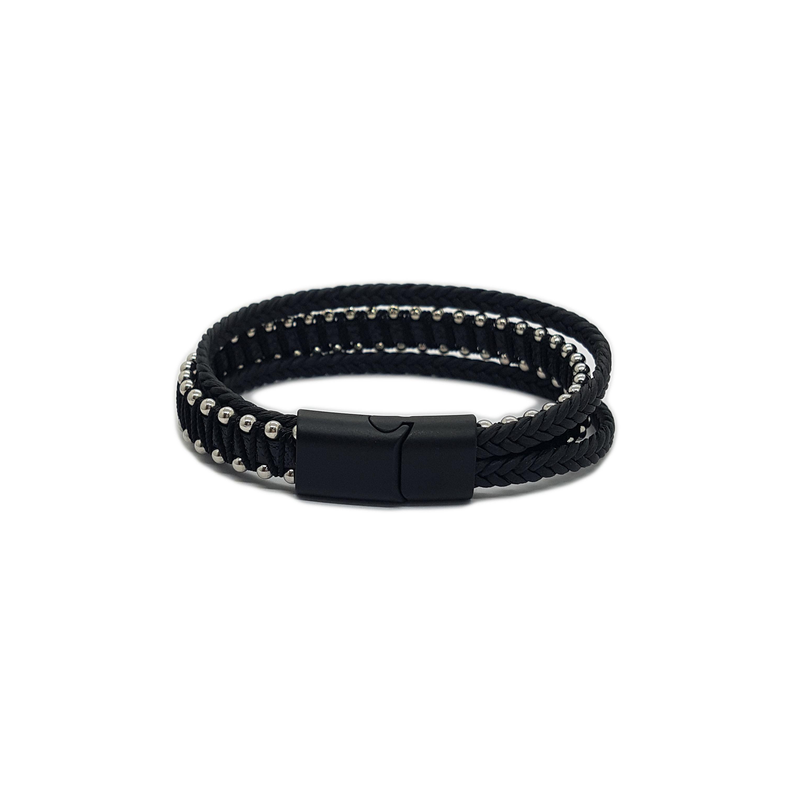 Pulsera De Ecocuero Y Fantasia Para Hombre Page-1