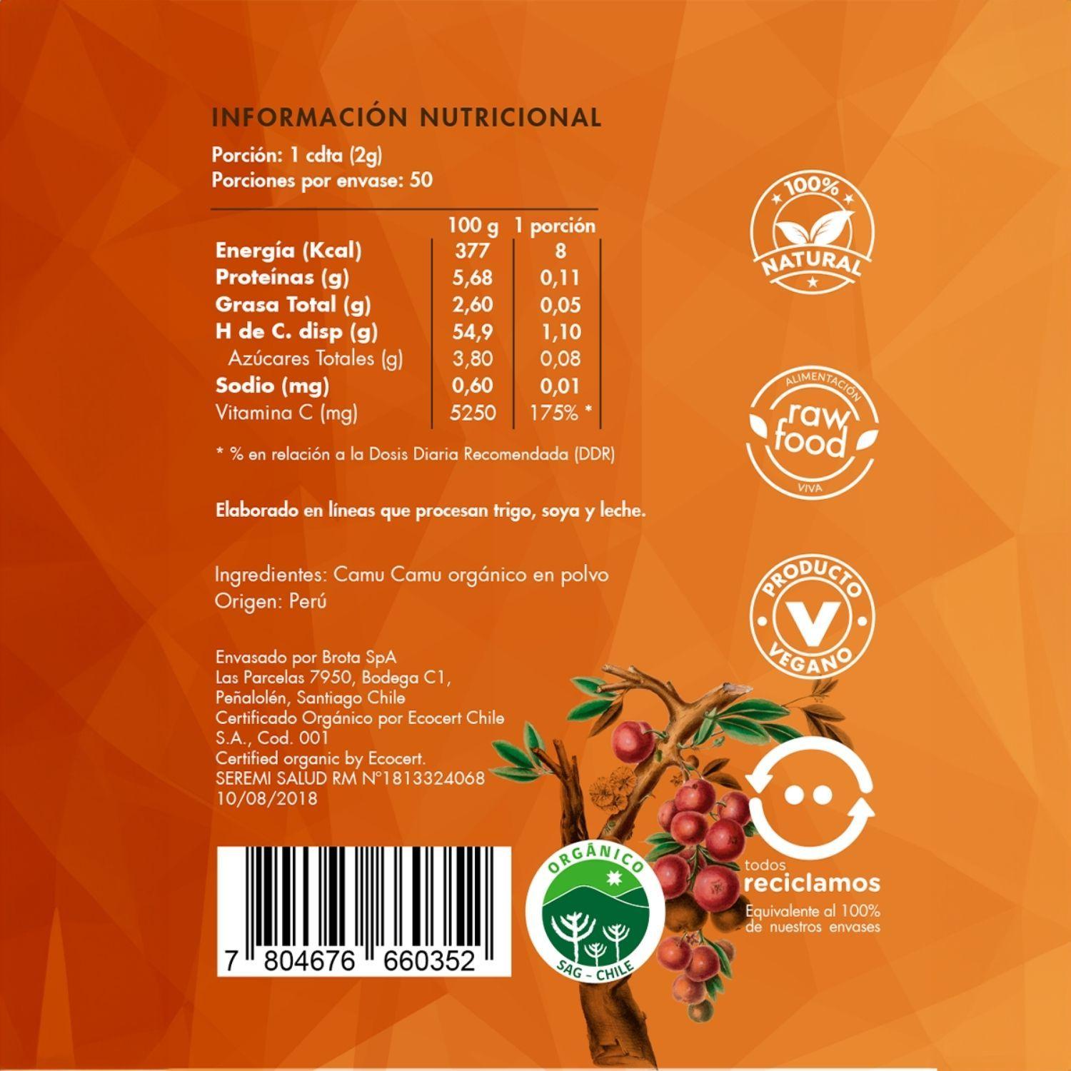 Camu Camu orgánico 100 g-1