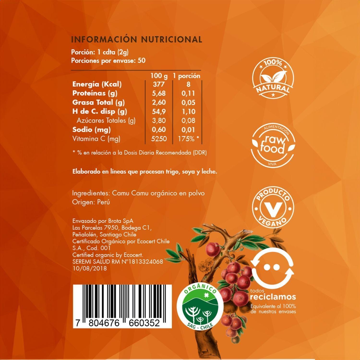 Camu Camu orgánico 100 g-1