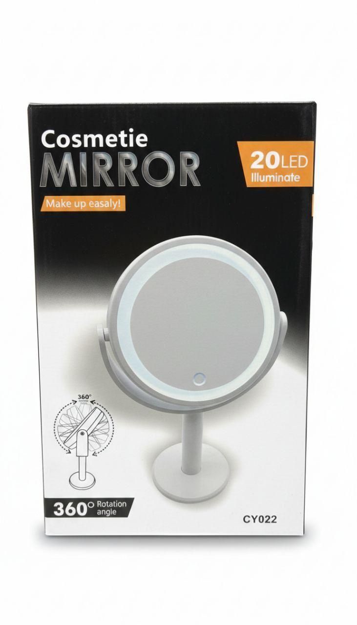 Espejo Para Maquillaje Cosmetico 20 Luces Led Rota 360-2
