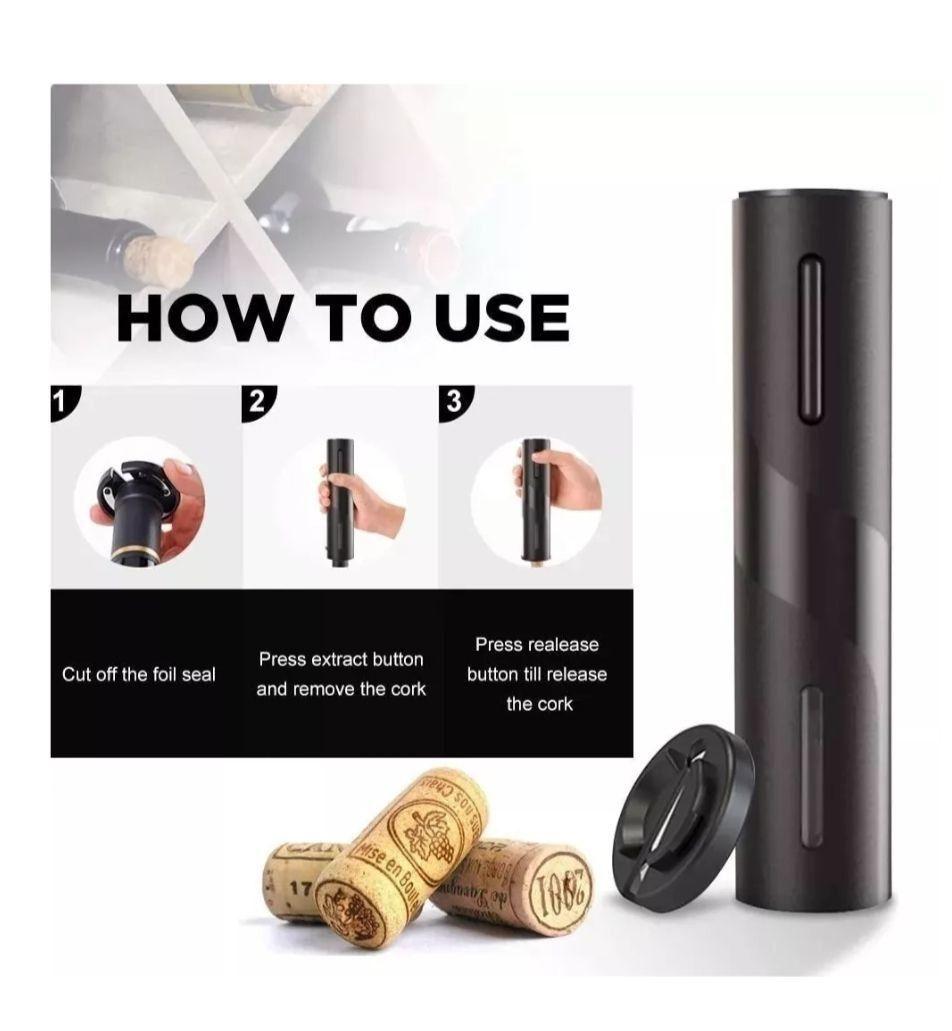 Sacacorchos Automático Recargable-3