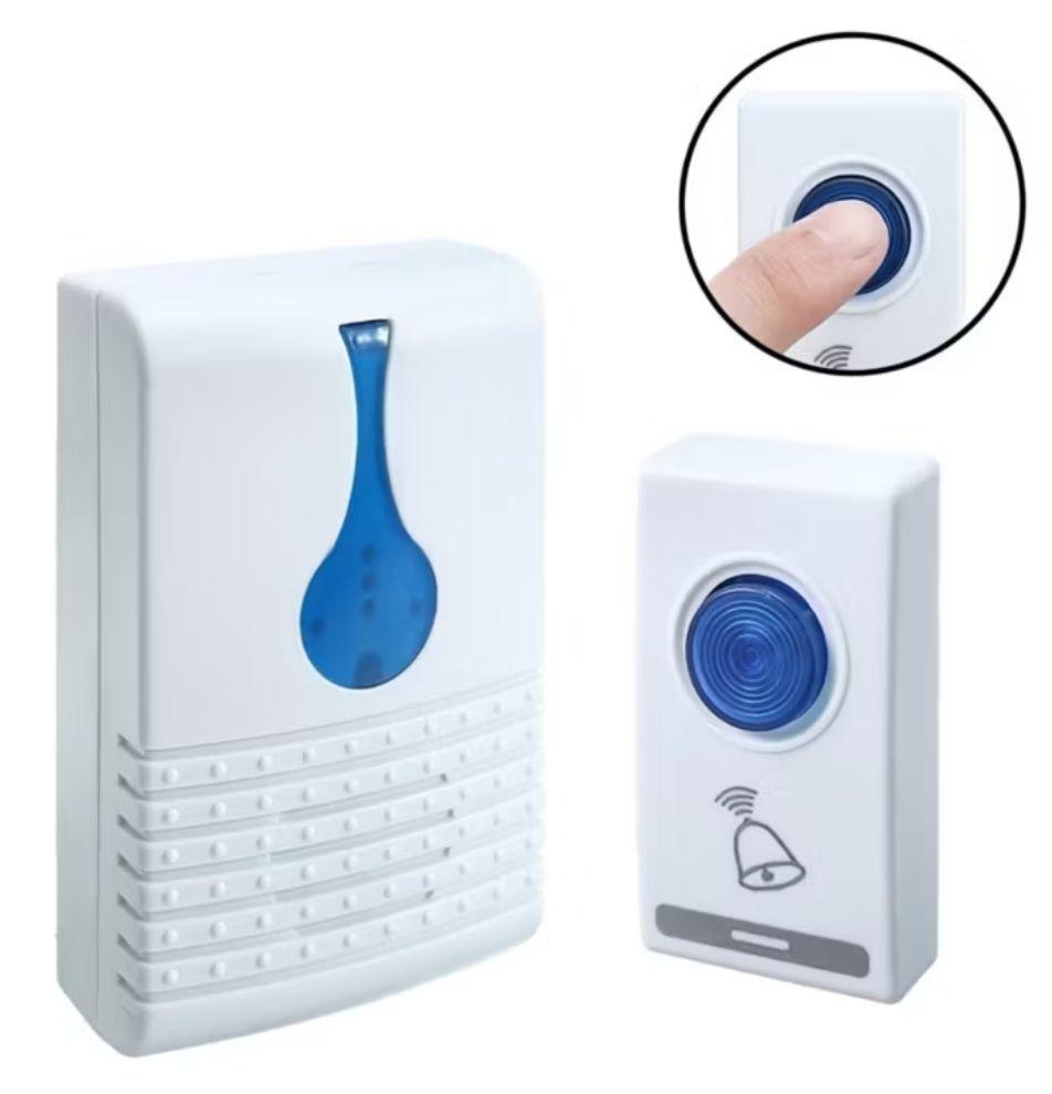 Timbre Inalámbrico Exterior Portátil Portero Puerta 100m-3