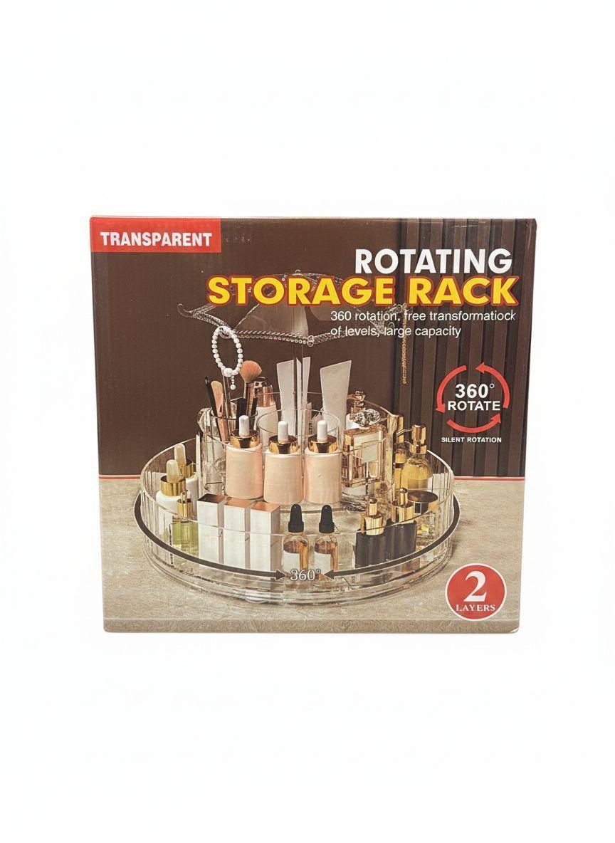 Organizador Maquillaje Giratorio 360 Transparente 8-2