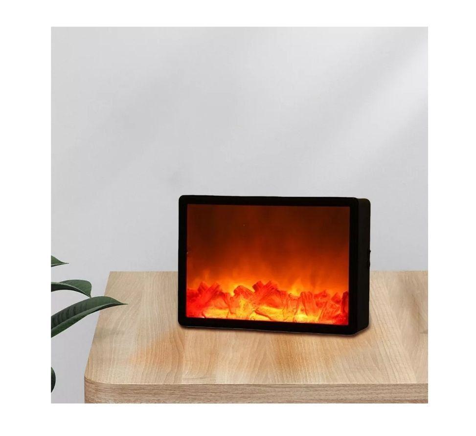 Lámpara Tipo Chimenea Simulador De Llama-5
