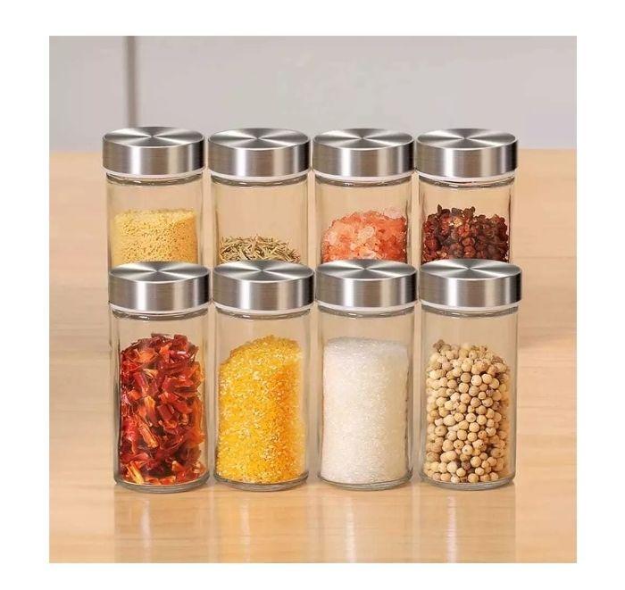 Soporte giratorio de acero inoxidable para condimentos16 tarros-3