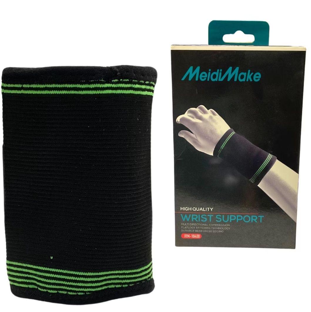 Muñequera de compresión ajustable para levantamiento de pesas-0