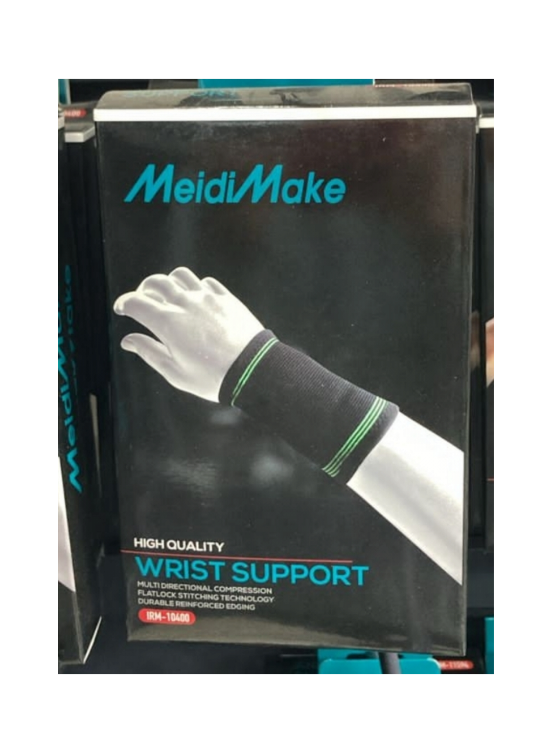 Muñequera de compresión ajustable para levantamiento de pesas-1