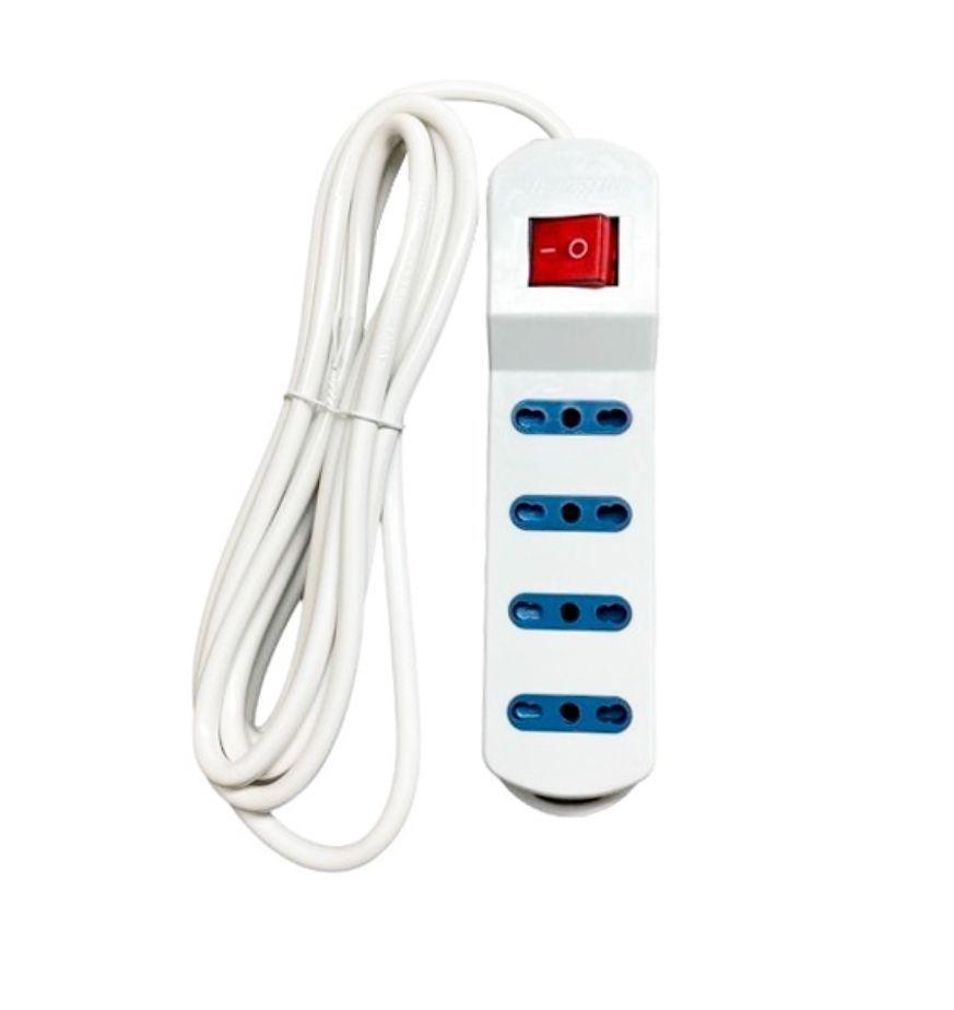 Alargador Zapatilla Eléctrica 5 Enchufes 5 Metros C interrup-1