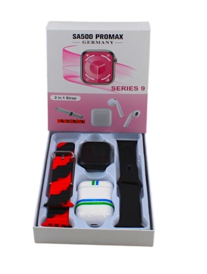 SMARWATCH PRO MAX 2 en 1 S9  2 correas auriculares-3