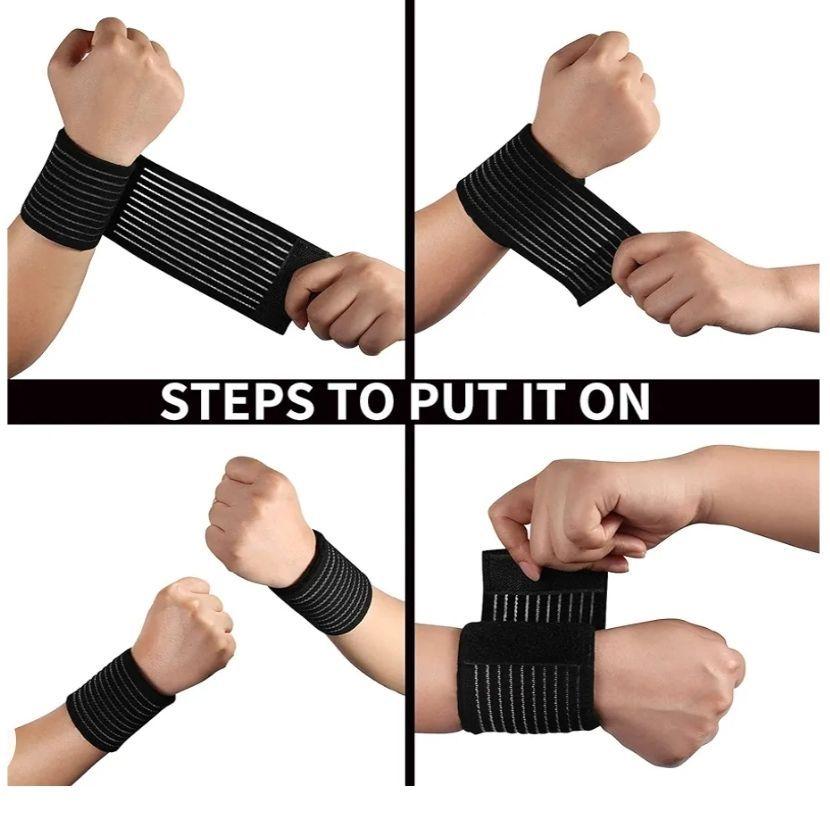 Muñequeras De Compresión Ajustables-1