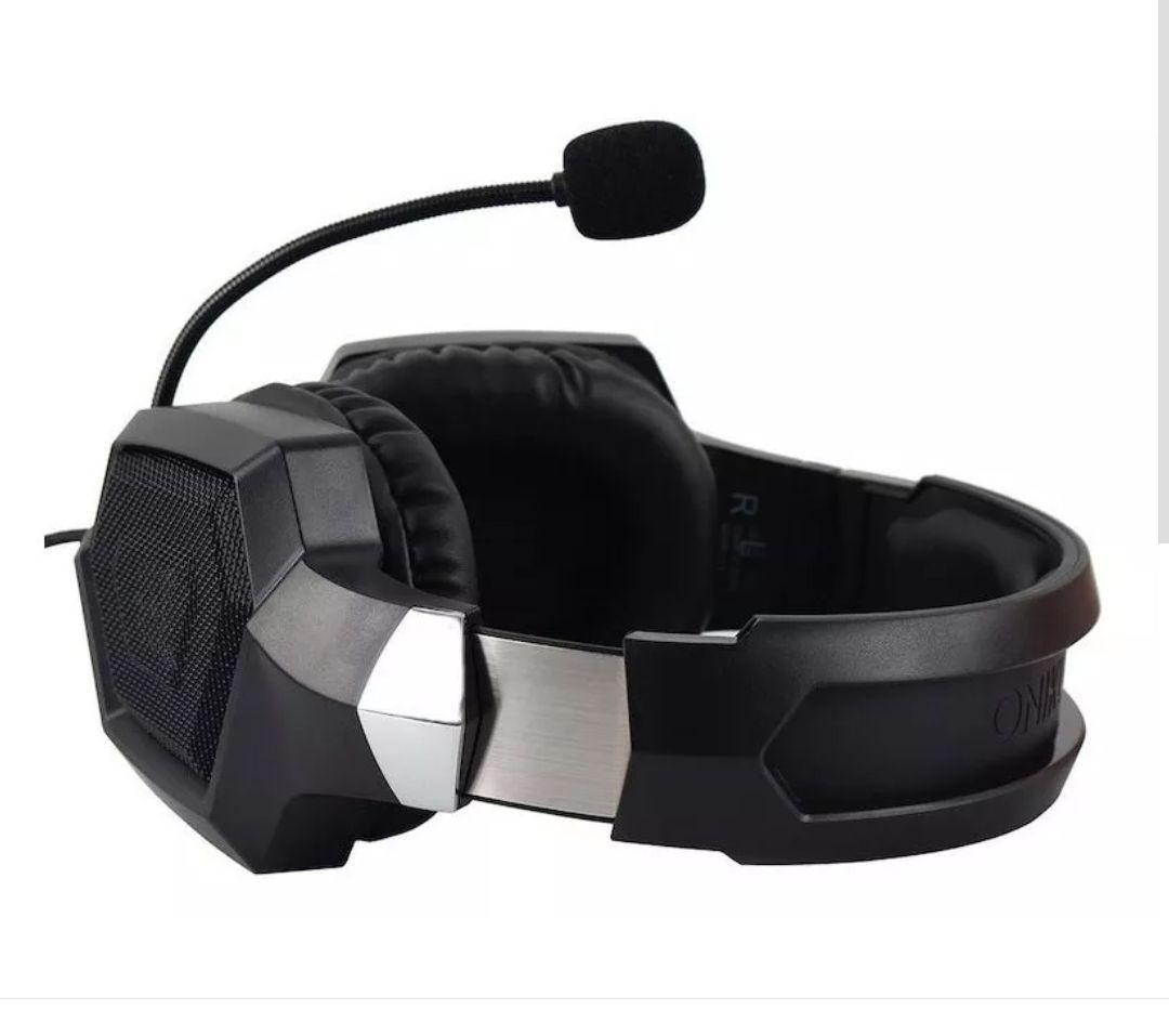 Audífonos Gamer Onikuma K8 Color Negro Con Luz Rgb Led-2