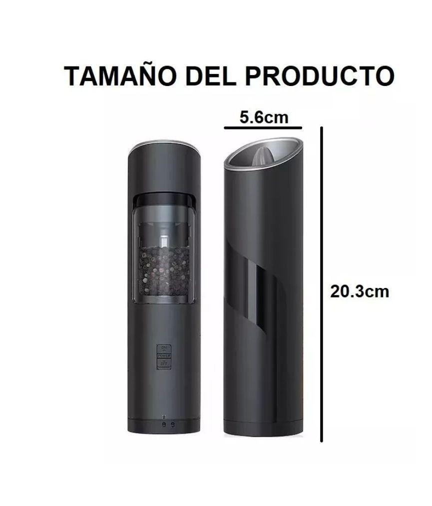 Molinillo Eléctrico De Pimienta Sal Especias-1