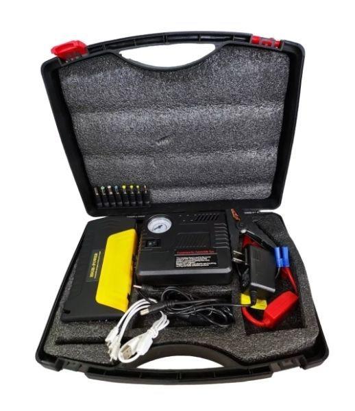 Iniciador Arrancador Baterias Carro Moto Compresor Kit 12v-5