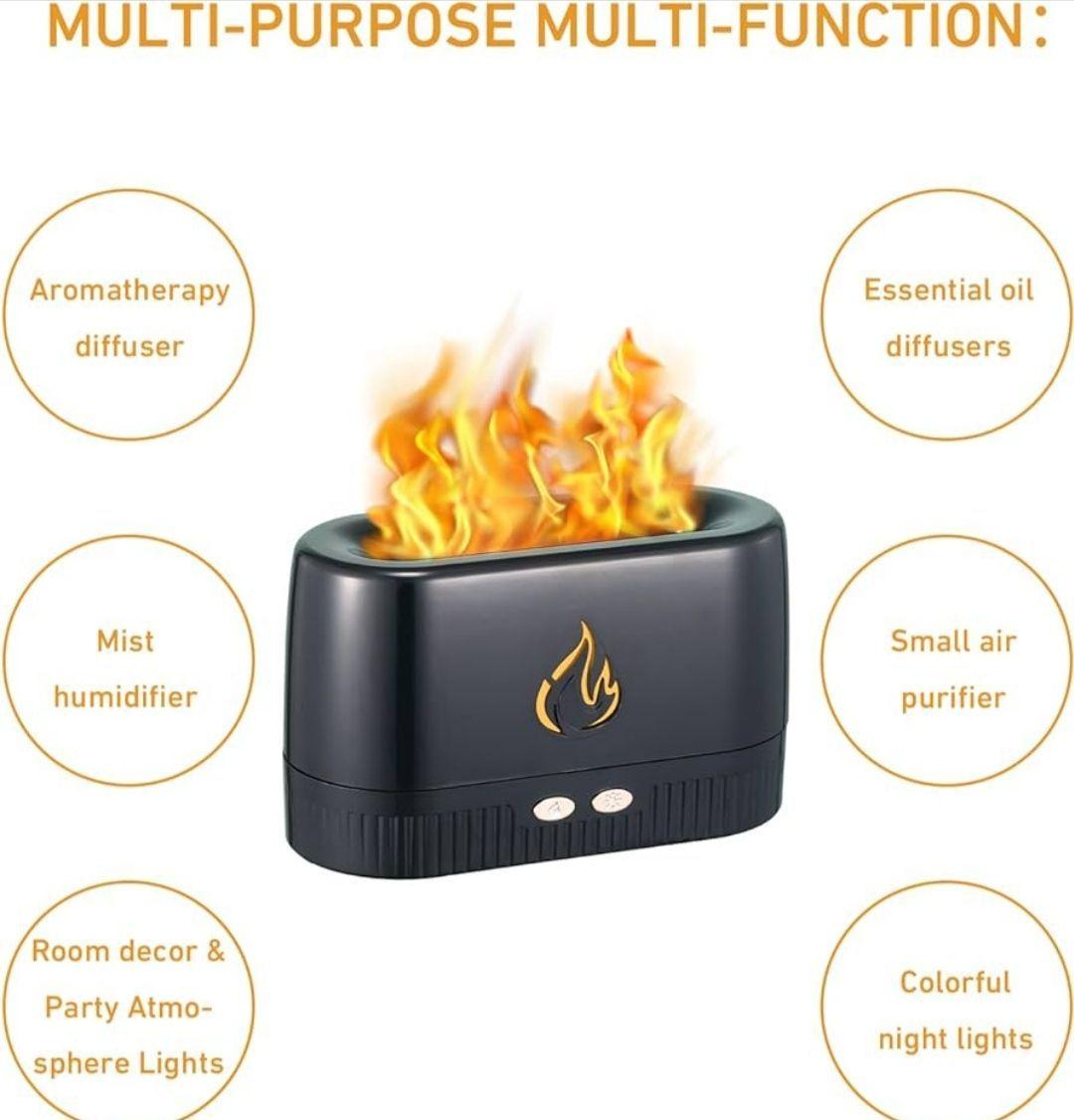 HUMIDMIFICADOR DIFUSOR DE AROMA EFECTO FLAMA LLAMA-1
