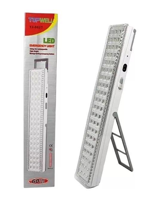 Lampara Barra Emergencia 90 Led 12 Horas De Luz Recargable-0
