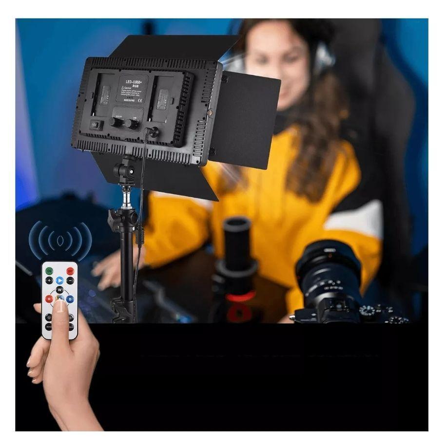 Kit Luz Led Para Fotografia/video Pro Led 800 + Tripode-1