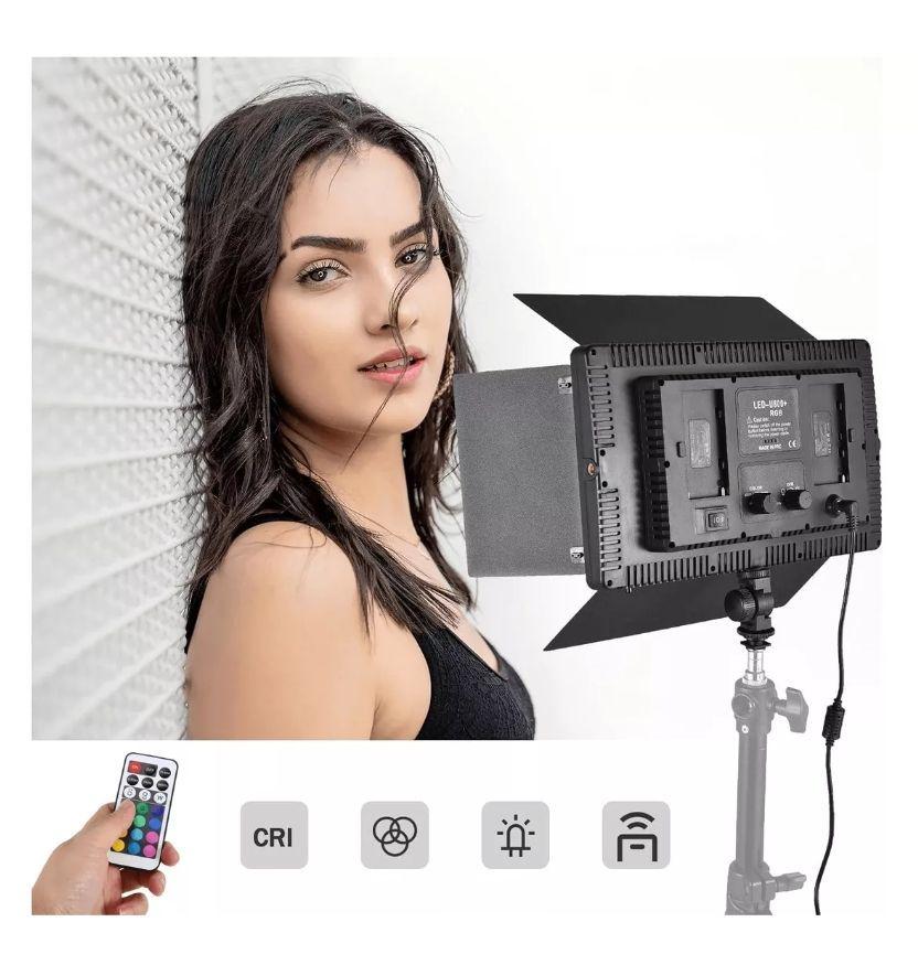 Kit Luz Led Para Fotografia/video Pro Led 800 + Tripode-3