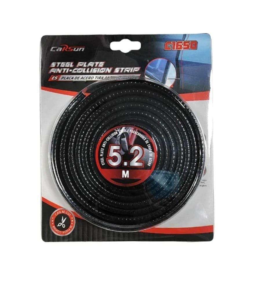 Moldura De Auto Protectora Puertas Y Capot 5.2m NEGRO-0