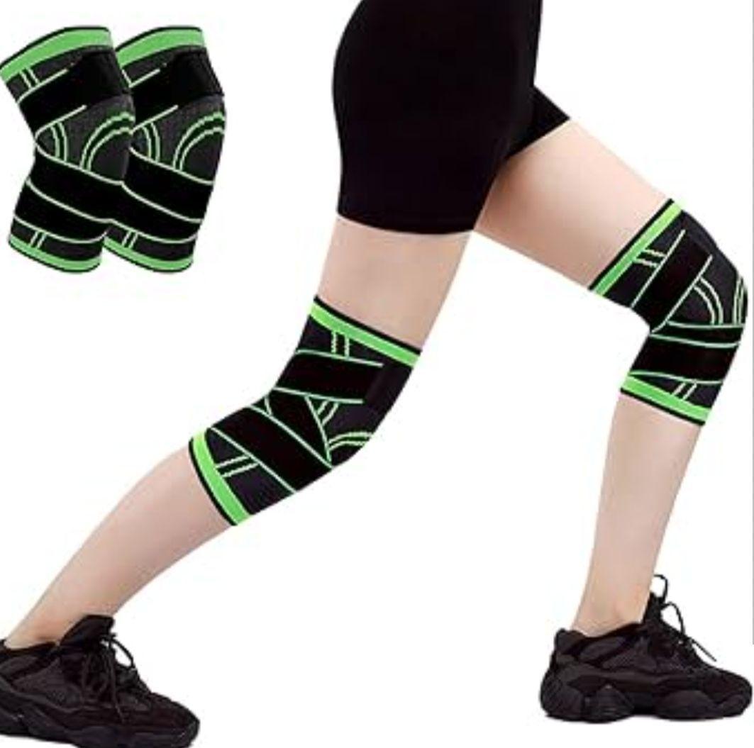 Rodillera Ajustable Deportiva Elástica Compresora Gym-0