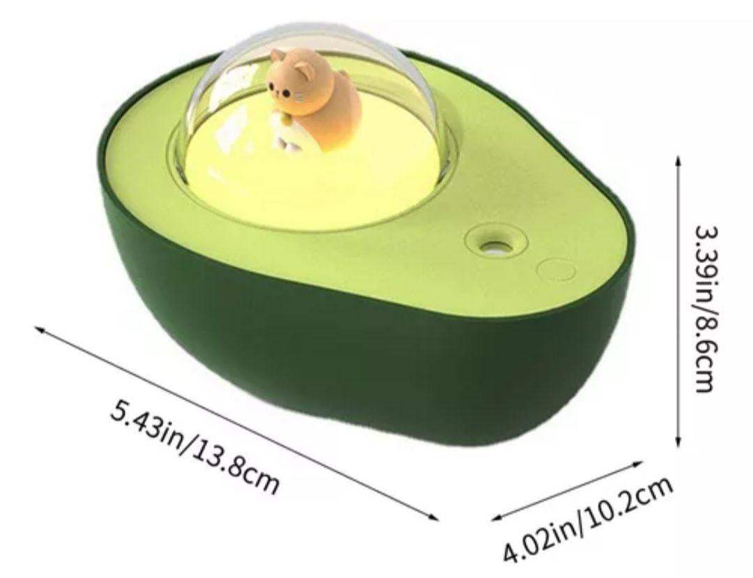 HUMIDIFICADOR AIRE LUZ NOCTURNA MULTICOLOR AGUACATE-1