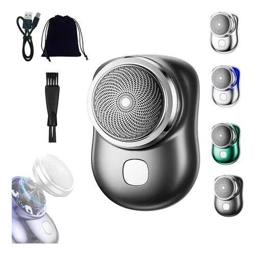 Mini Afeitadora El ctrica Port til Lavable Usb Color Negro-3