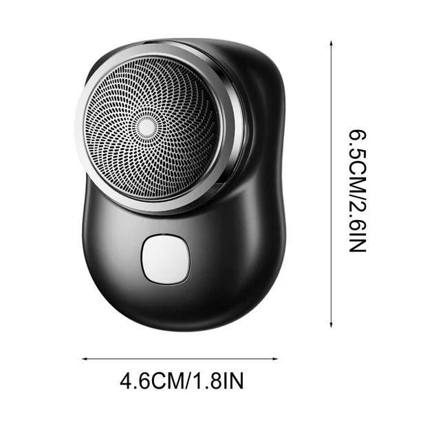 Mini Afeitadora El ctrica Port til Lavable Usb Color Negro-4