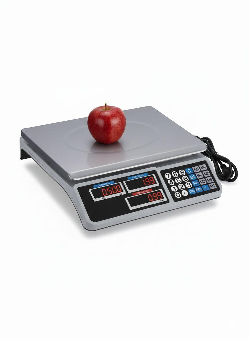 Balanza Digital Peso precio 34 X 23 Cm 30 Kg Blanco-1