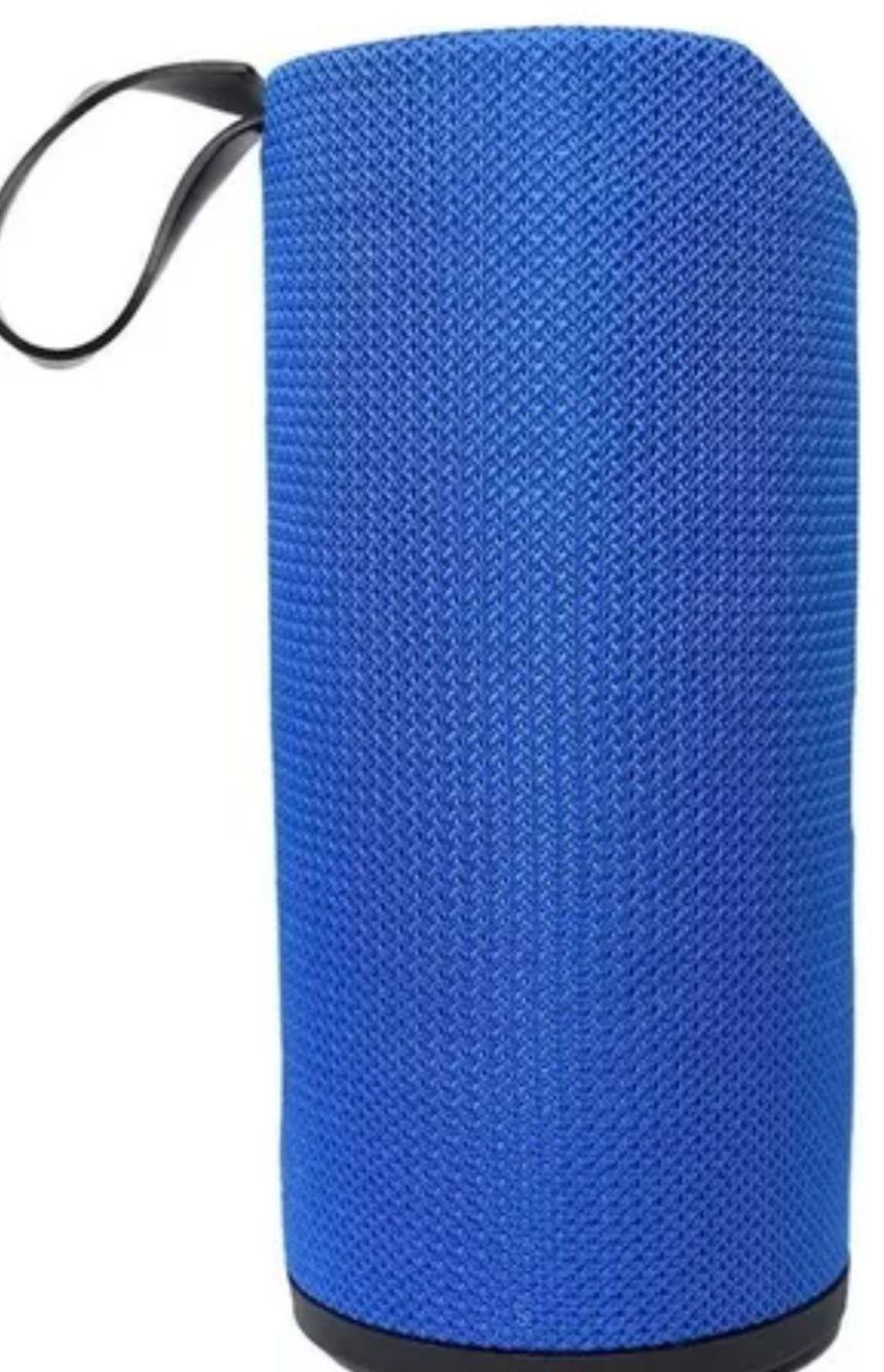 Parlante Bluethooth Portatil Recargable Color Azul -0