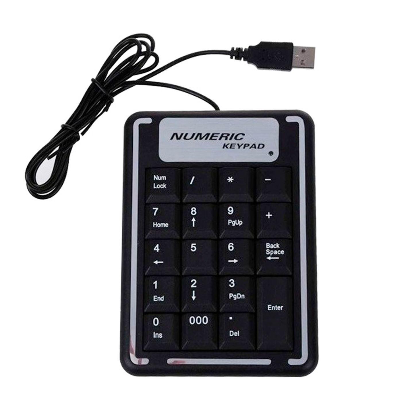 Teclado Númerico Usb 19 Key Teclas Keypad Para Notebook Pc-2