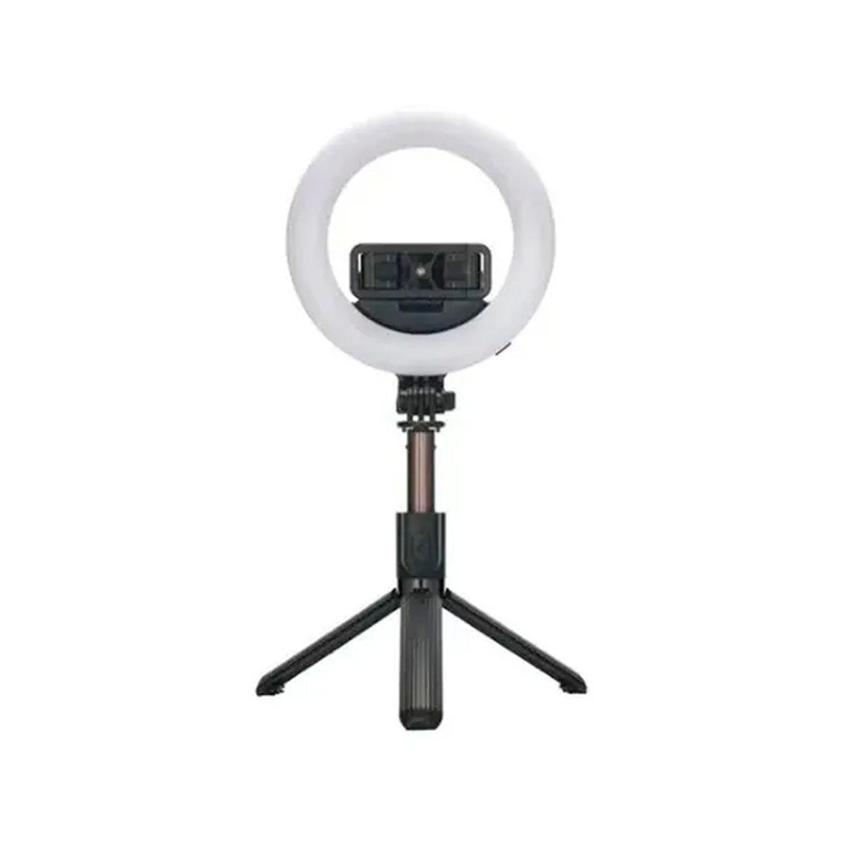 Aro De Luz Led Selfie Stick Monopod Con Tripode Bluetooth-0