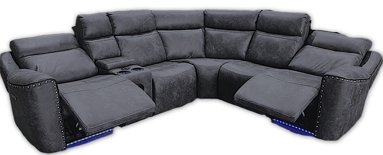 Seccional Eléctrico SaraRoss Modelo Santa Cruz con Parlantes y Cargador Inalámbrico-3