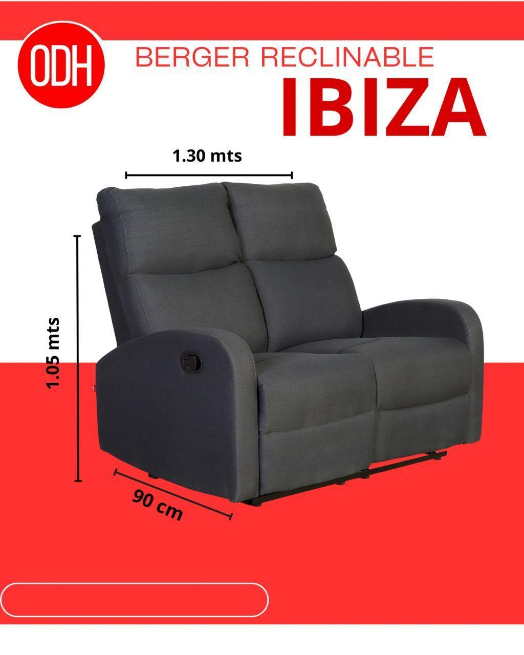BERGER  SOFA ODH IBIZA RECLINER  2 CUERPOS-5