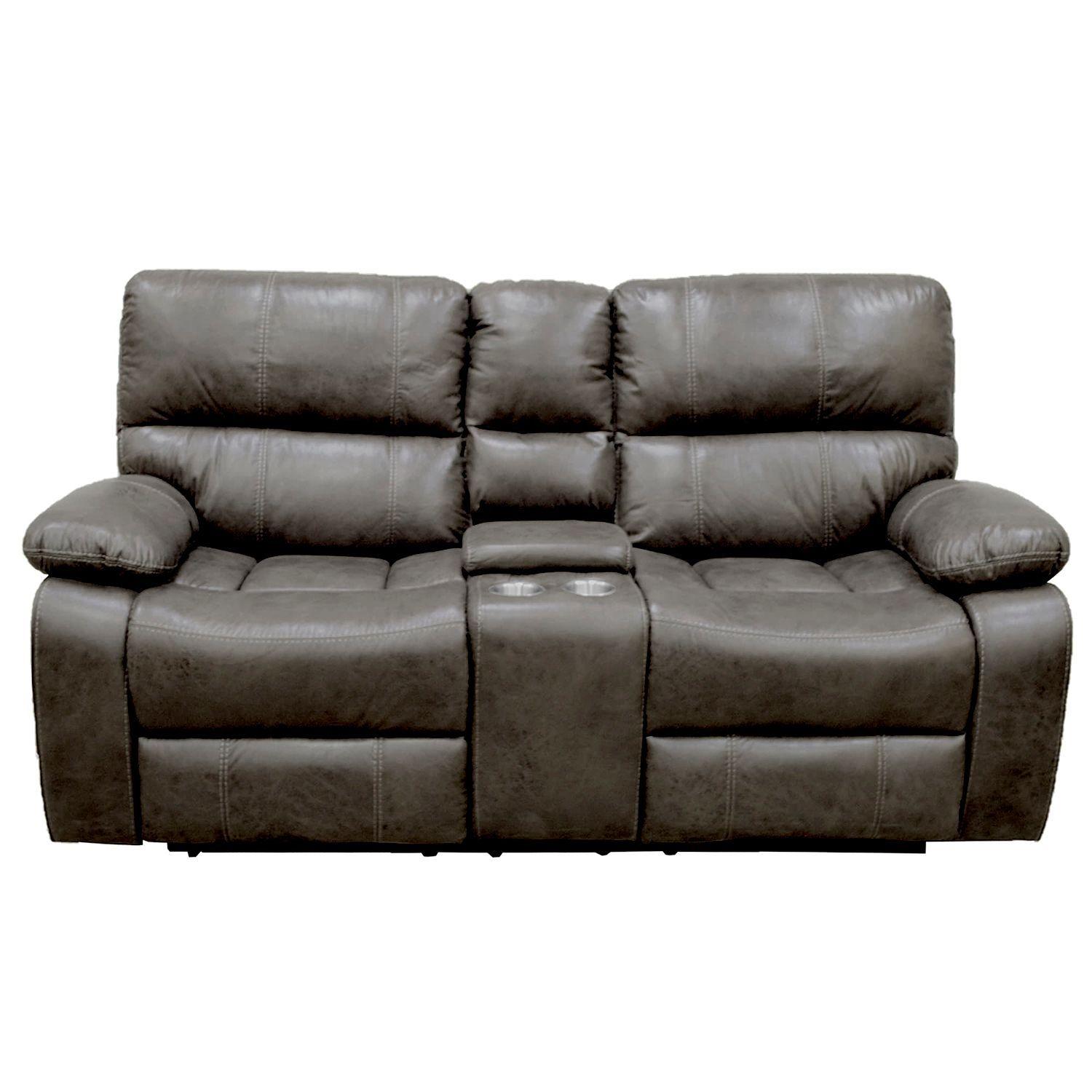 Sofá ODH Eléctrico Reclinable 2 Cuerpos New Venecia Vintage  Gris-0