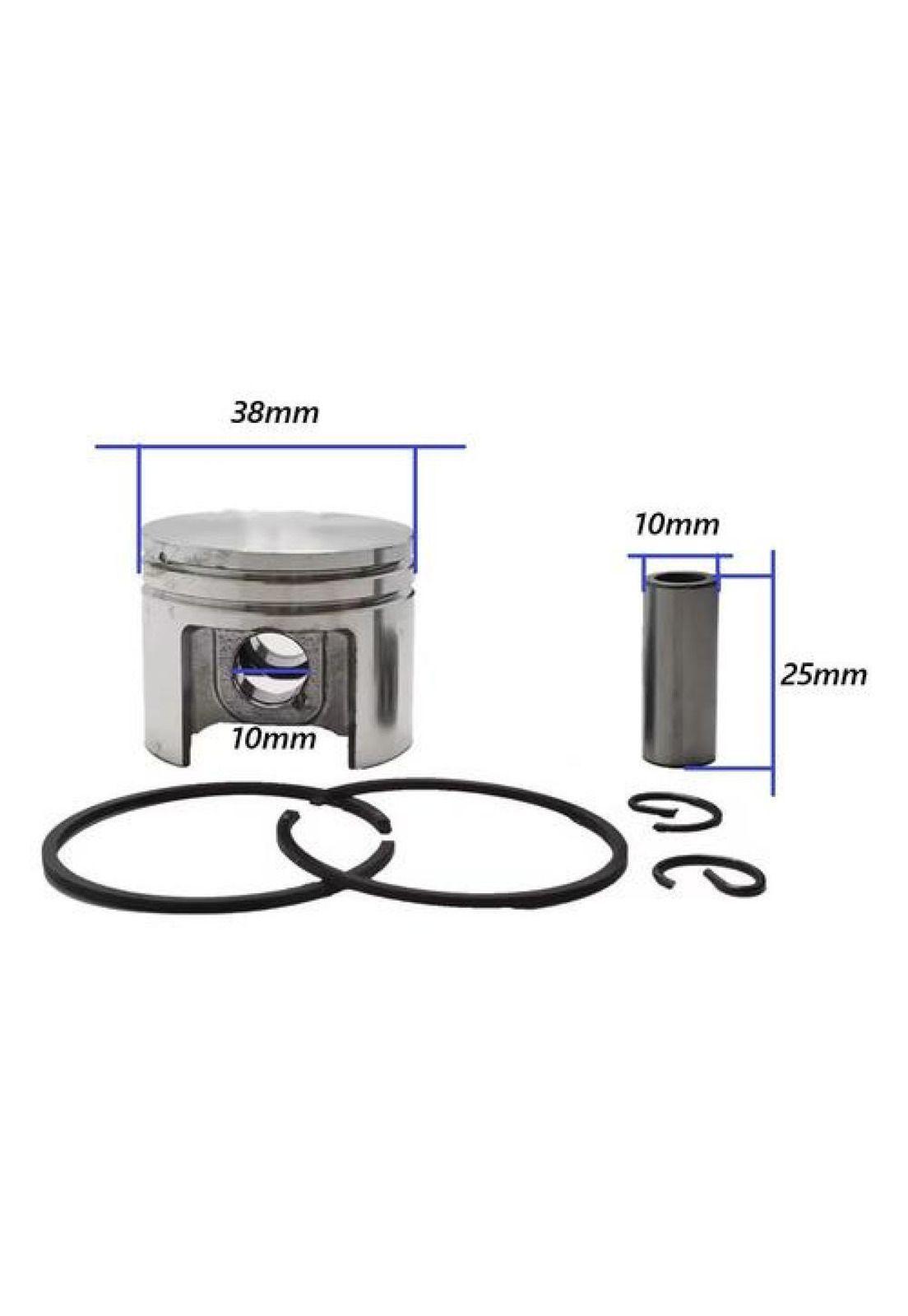 Kit Pistón Y Anillos Para Motosierra Ms180-2