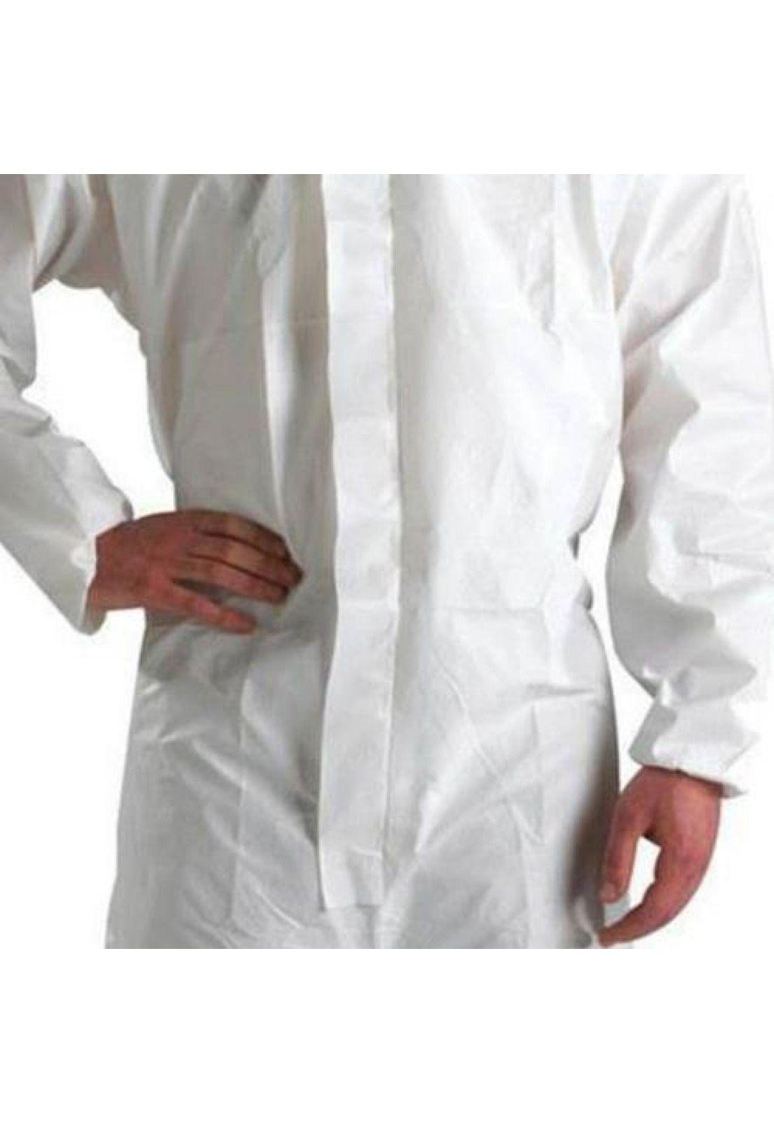 Buzo Desechable Blanco Polipropileno 45g/m2-3