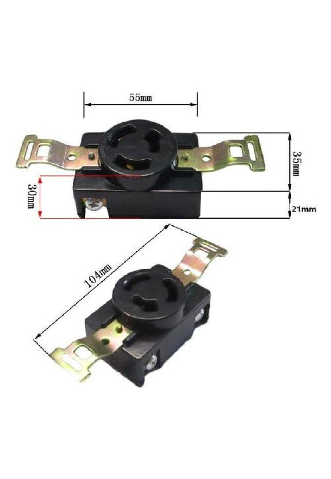 Pack Enchufe Macho Y Hembra Generador Para Kipor 250v 30a-7