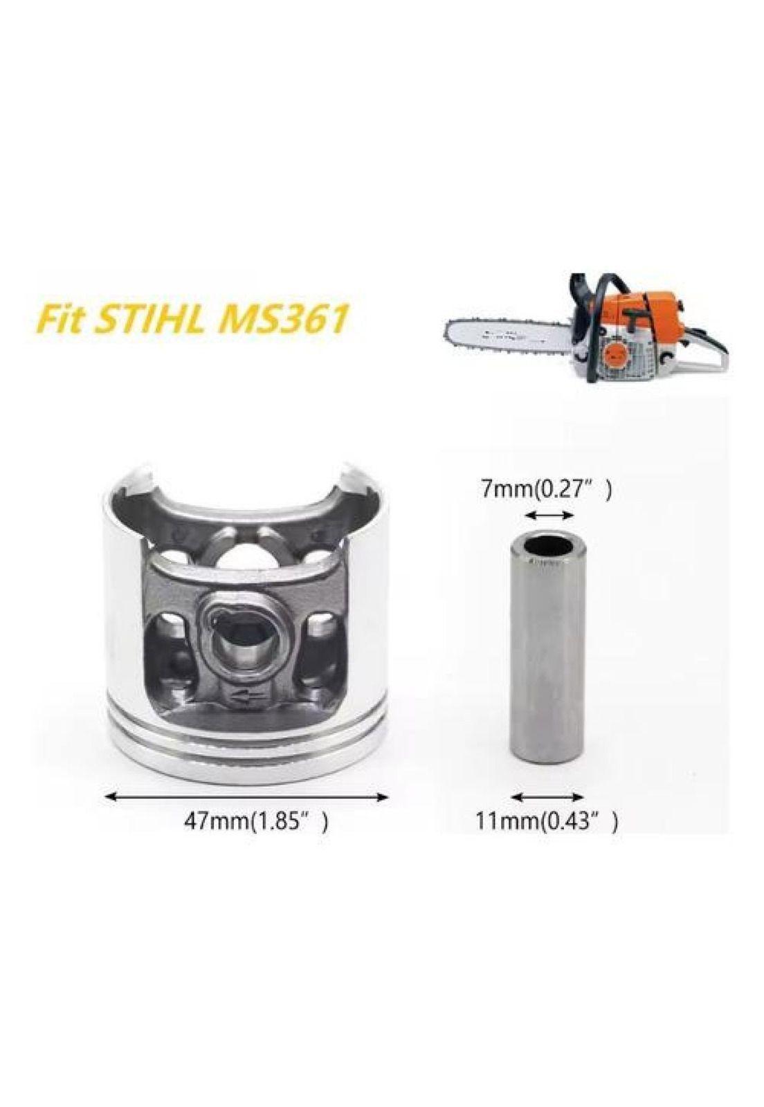 Kit Pistón Y Anillos Para Motosierra Ms361-2
