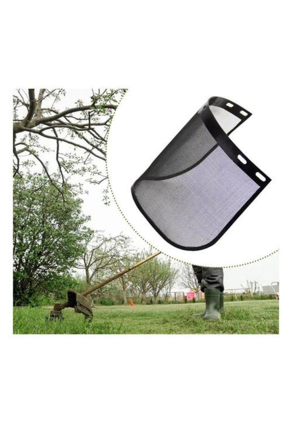 Malla Facial Para Casco Forestal Negro-4