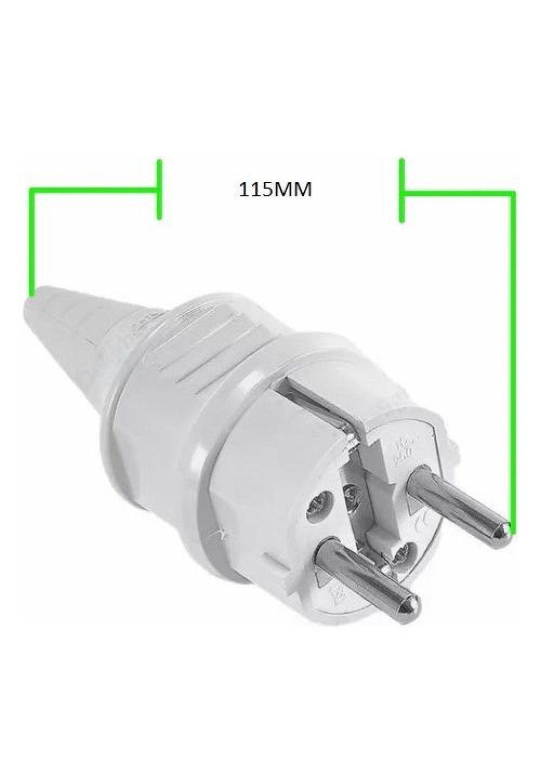 Pack 5 Enchufes Macho Schuko 16 Amperes-2