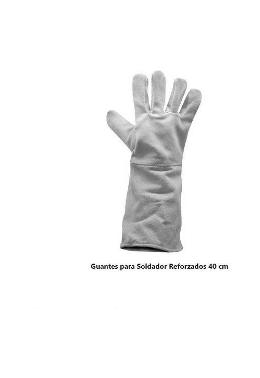 Guantes De Soldadura Gris Reforzado-3